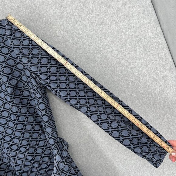 Boden Long Sleeve Cord Dress in Black and Gray - Picture 14 of 15